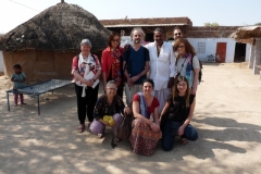 le groupe avec le chef Bishnoï