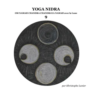 Illustration séance nidra avec la Lune, par Karla Segura