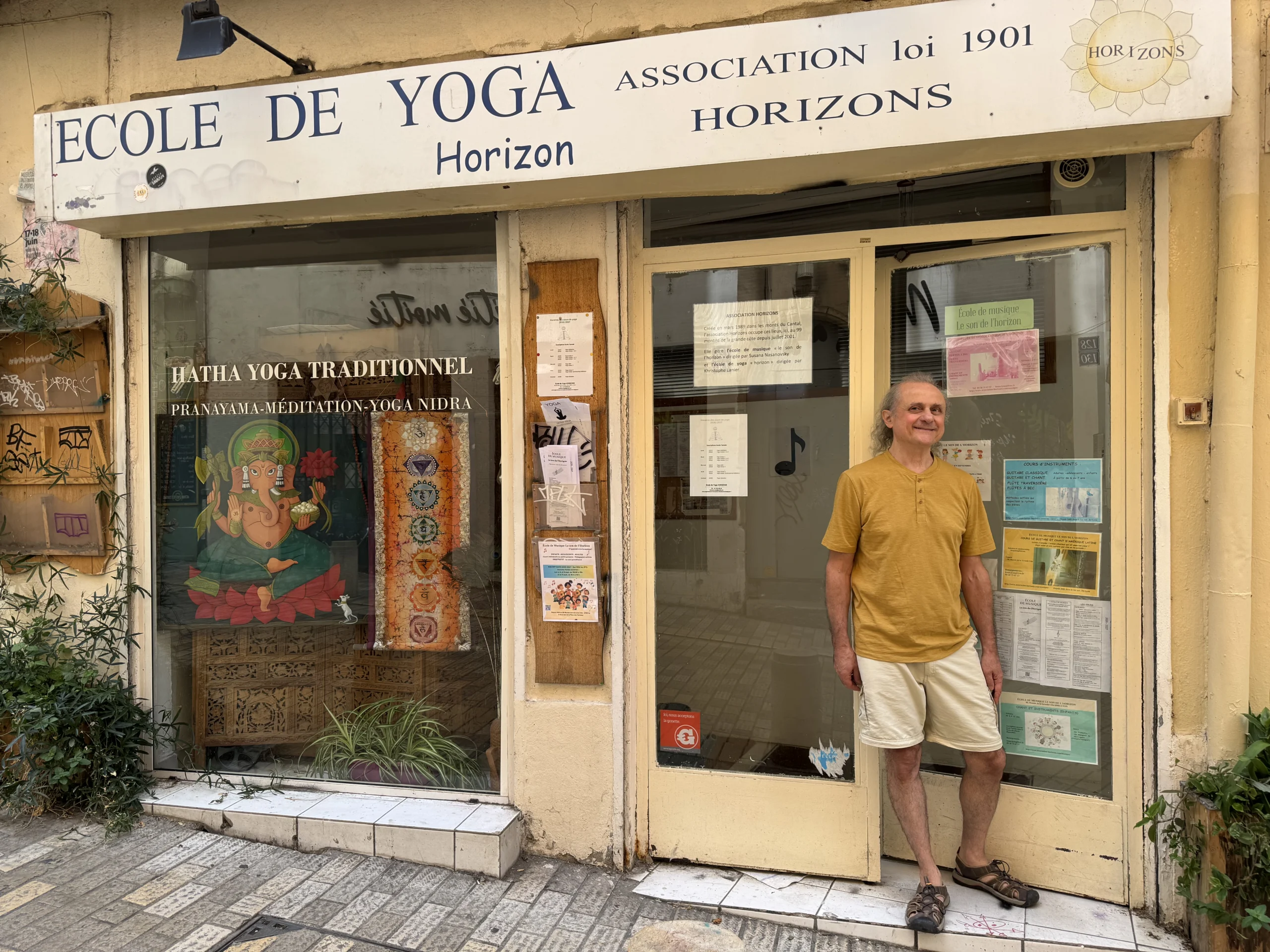 Khristophe devant Horizons en septembre 2026